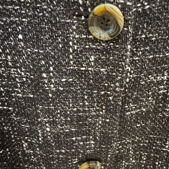 Vintage Jones New York Black & White Tweed Jacket – Size M - Picture 3 of 9
